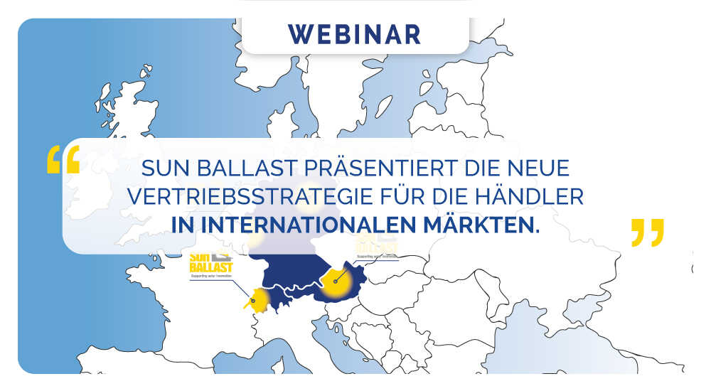 Sun Ballast präsentiert die neue Vertriebsstrategie für die Händler in internationalen Märkten.