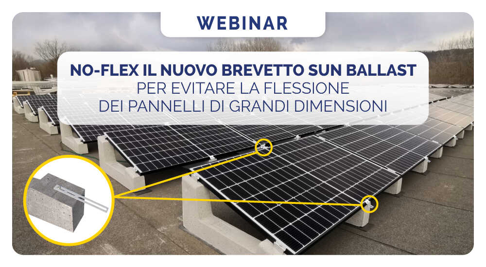 Scopri come evitare la flessione dei pannelli FV di grandi dimensioni grazie a NO-FLEX di Sun Ballast!