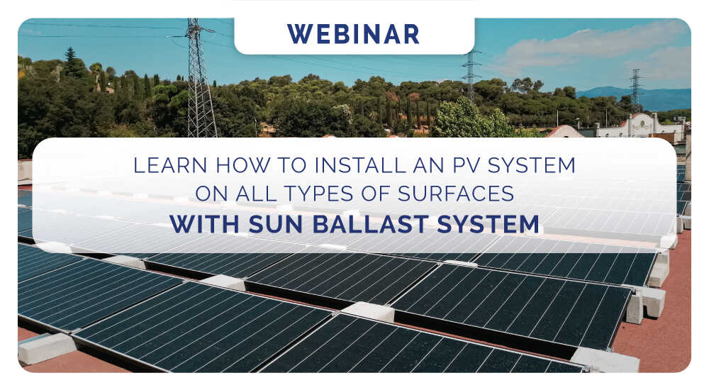 Learn how to install a PV system on all types of surfaces with Sun Ballast System