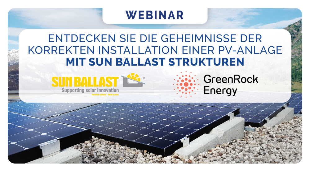 Entdecken Sie die Geheimnisse der korrekten Installation einer PV-Anlage mit Sun Ballast Strukturen