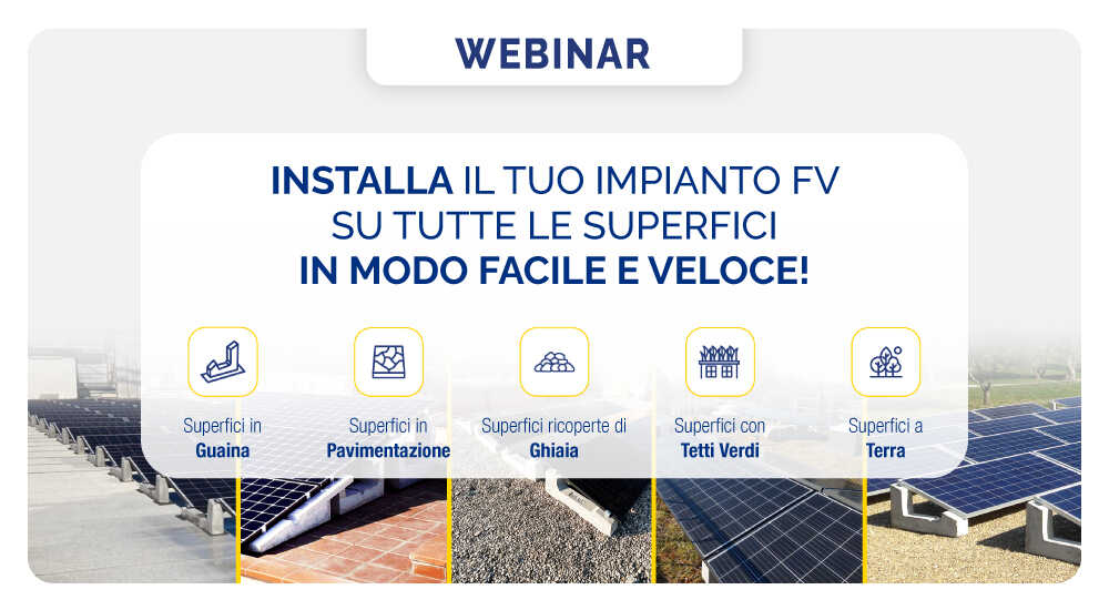 Installa il tuo impianto FV su tutte le superfici in modo facile e veloce!