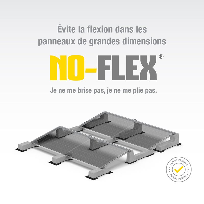 Avec No-Flex de Sun Ballast, l'étanchéité des panneaux de grande taille augmente de +46% : les résultats des tests