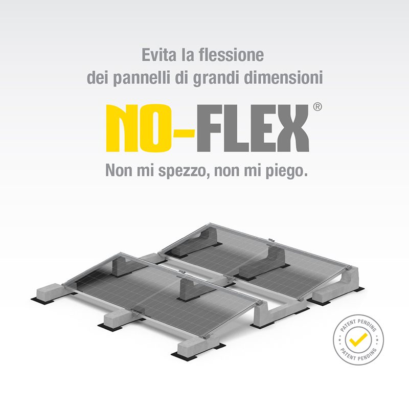 Con No-Flex di Sun Ballast la tenuta dei pannelli di grandi dimensioni sale del 46%: i risultati dei test