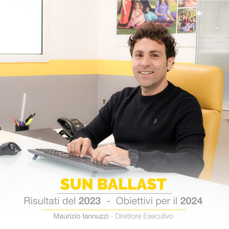 Il 2023? Forte crescita, sicurezza e tante innovazioni. La parola a Maurizio Iannuzzi, CEO di Sun Ballast