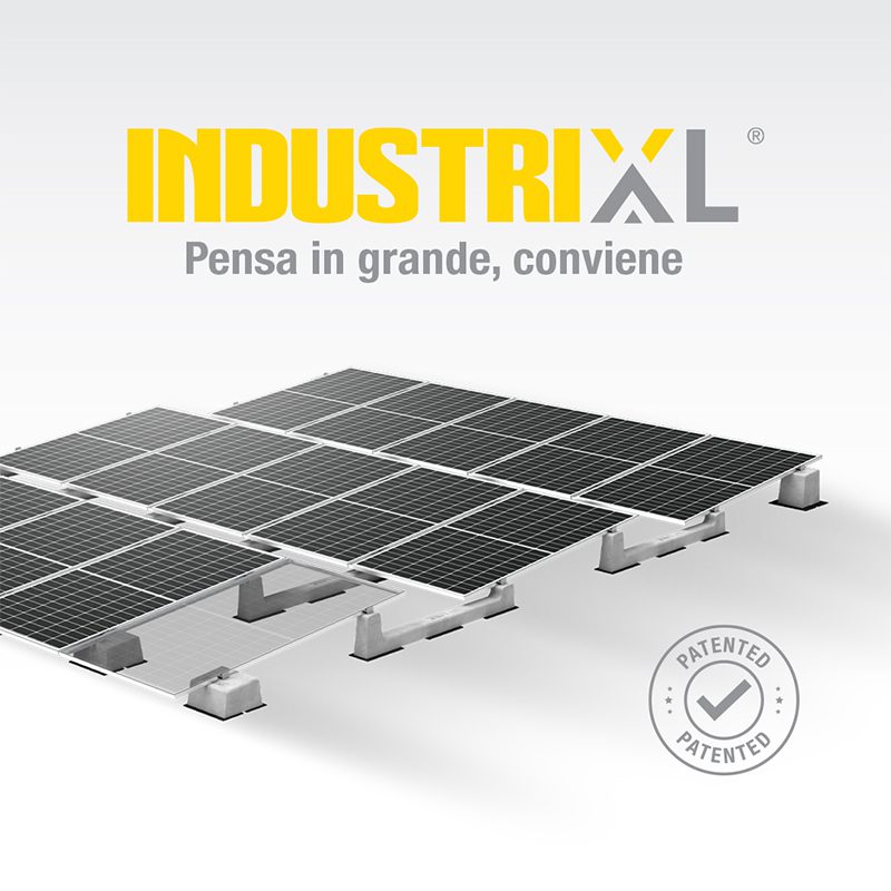 ¿Grandes instalaciones fv con grandes paneles? Con el nuevo Sistema Industrial-XL la inversión es todavía más conveniente