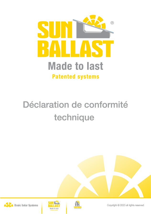 Exigences techniques Ballast Sun Ballast