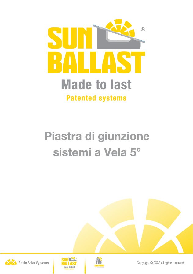 Scheda tecnica per piastra di giunzione 5°