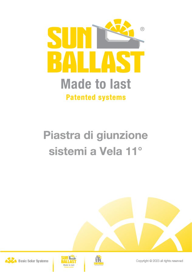 Scheda tecnica per piastra di giunzione 11°