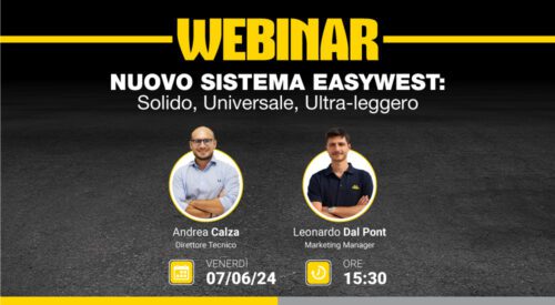 NUOVO SISTEMA EASYWEST: solido, universale, ultra-leggero.