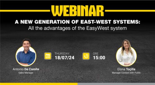 A new generation of East-West systems: all the advantages of the EasyWest system