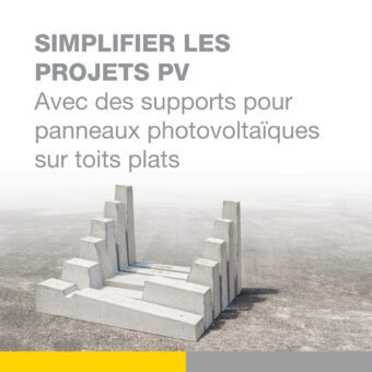 Simplifier les projets PV avec des supports pour panneaux photovoltaïques sur toits plats