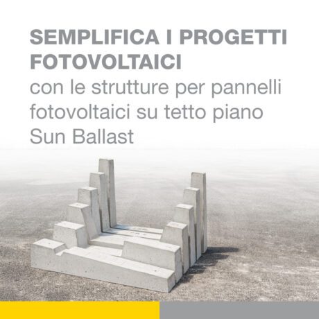 Semplifica i progetti FV con le strutture per pannelli fotovoltaici su tetto piano Sun Ballast