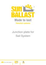 Junction plate for sail system