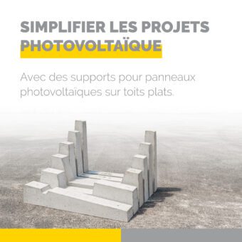 Simplifier les projets PV avec des supports pour panneaux photovoltaïques sur toits plats